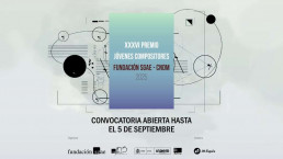 24 de noviembre de 2025. Concierto. 36.º Premio Jóvenes Compositores 2025 Fundación SGAE-CNDM
