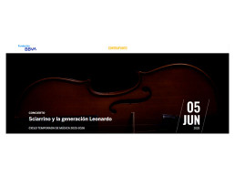 5 June 2026. Concert. Sciarrino and the Leonardo Generation. BBVA Foundation, Madrid
